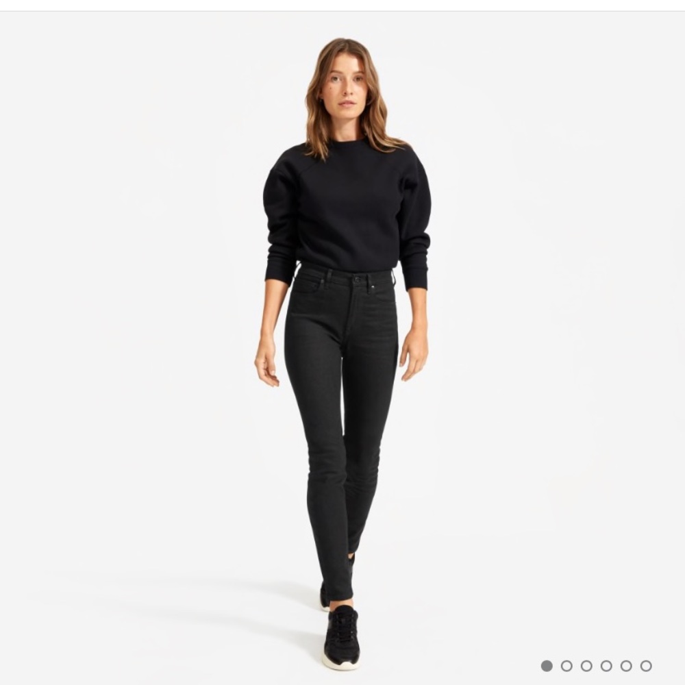 Everlane high-rise skinny jeans ankle